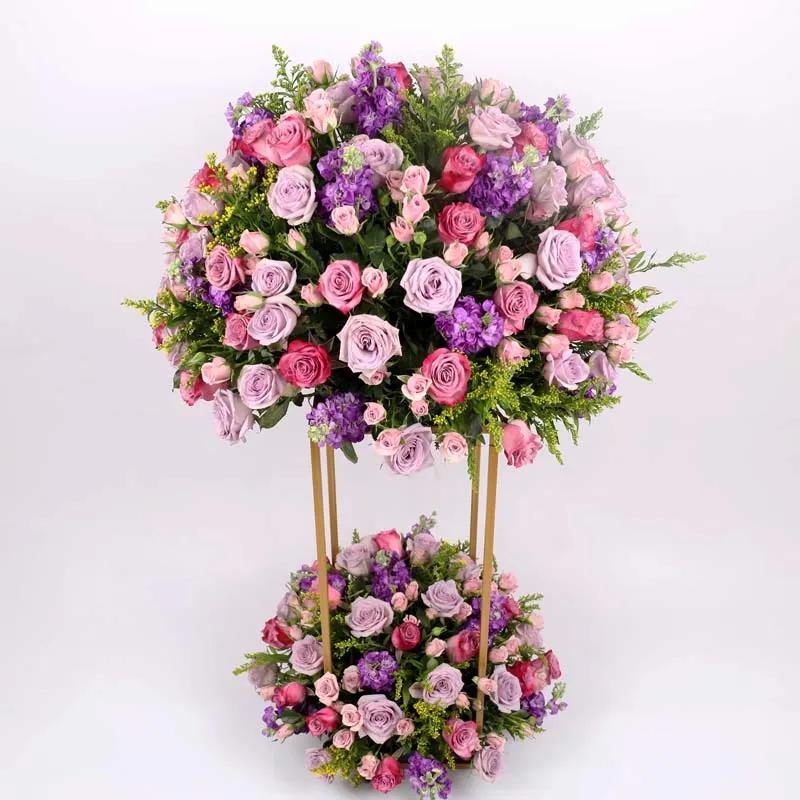 Purple Paradise Flower Stand Large