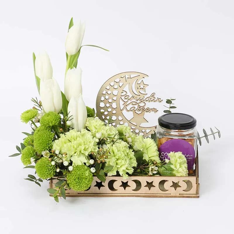 Ramadan Floral Arrangement and Cashews