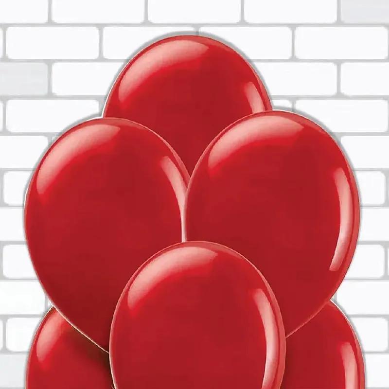 Red Helium Balloons 10 Pcs