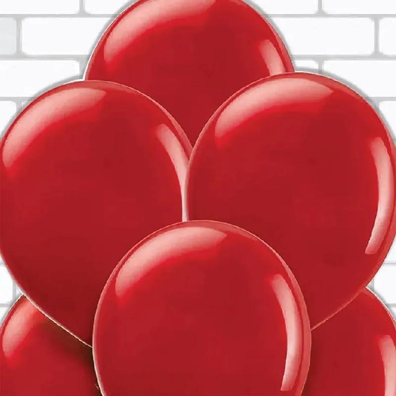 Red Helium Balloons 10 Pcs