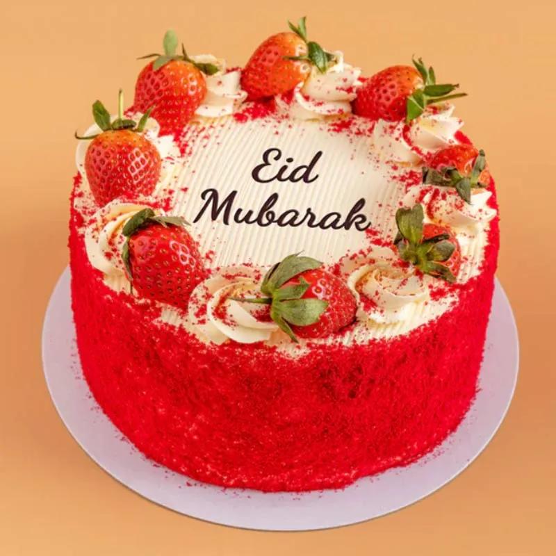 Red Velvet Cake For Eid 8 Portion