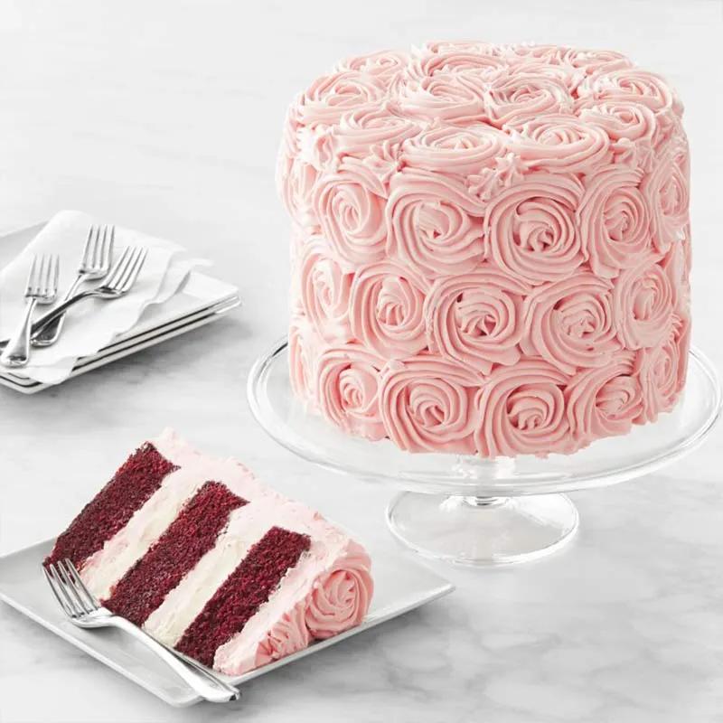 Red Velvet Swirl Cake 8 Portion