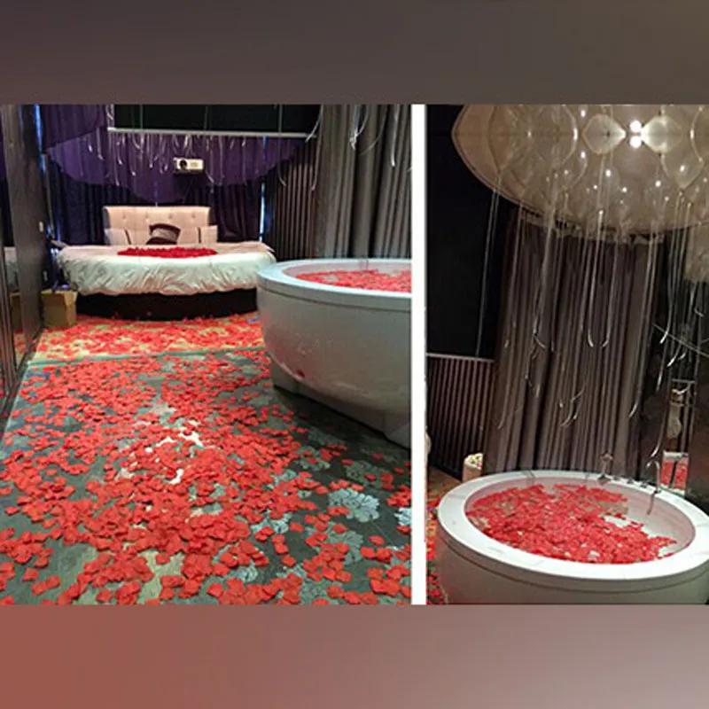 Rose Petals and Balloon Decor