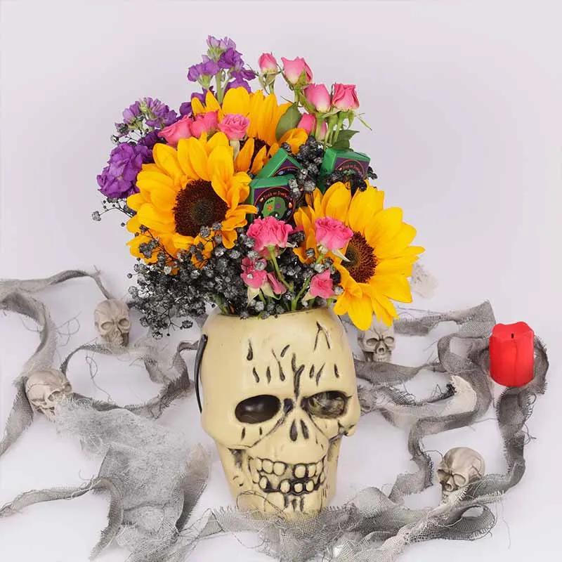 Skullful Flower Arrangement