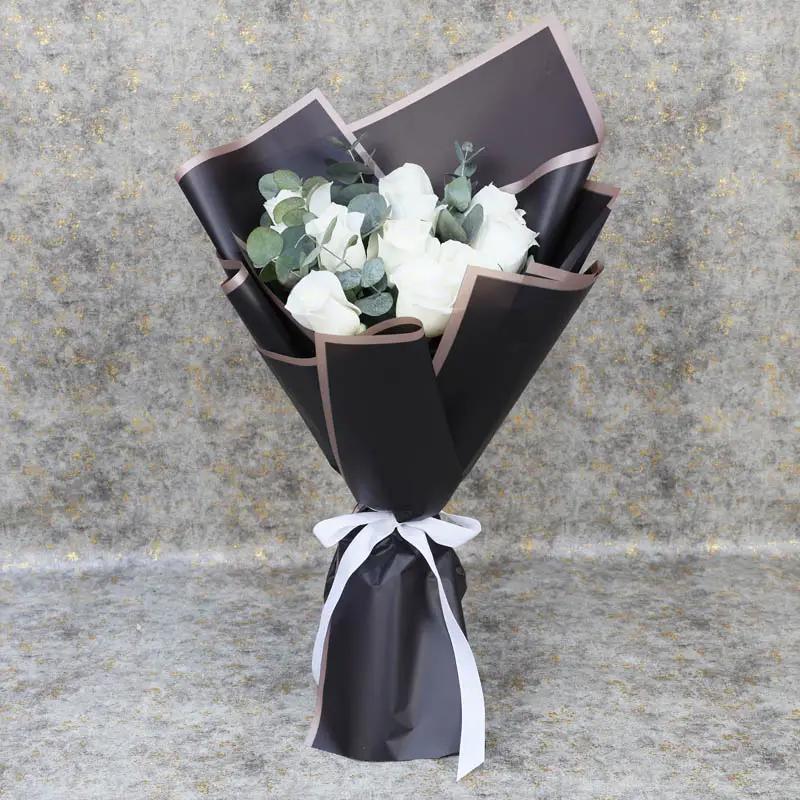 Snow 15 White Roses Bouquet