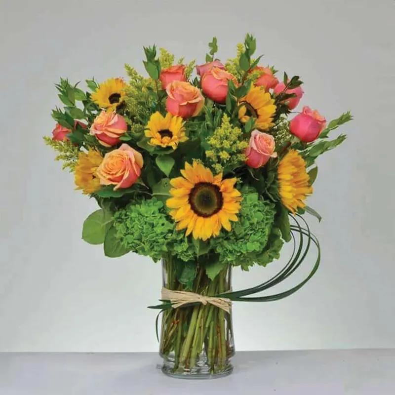 Sunset Vase Arrangement
