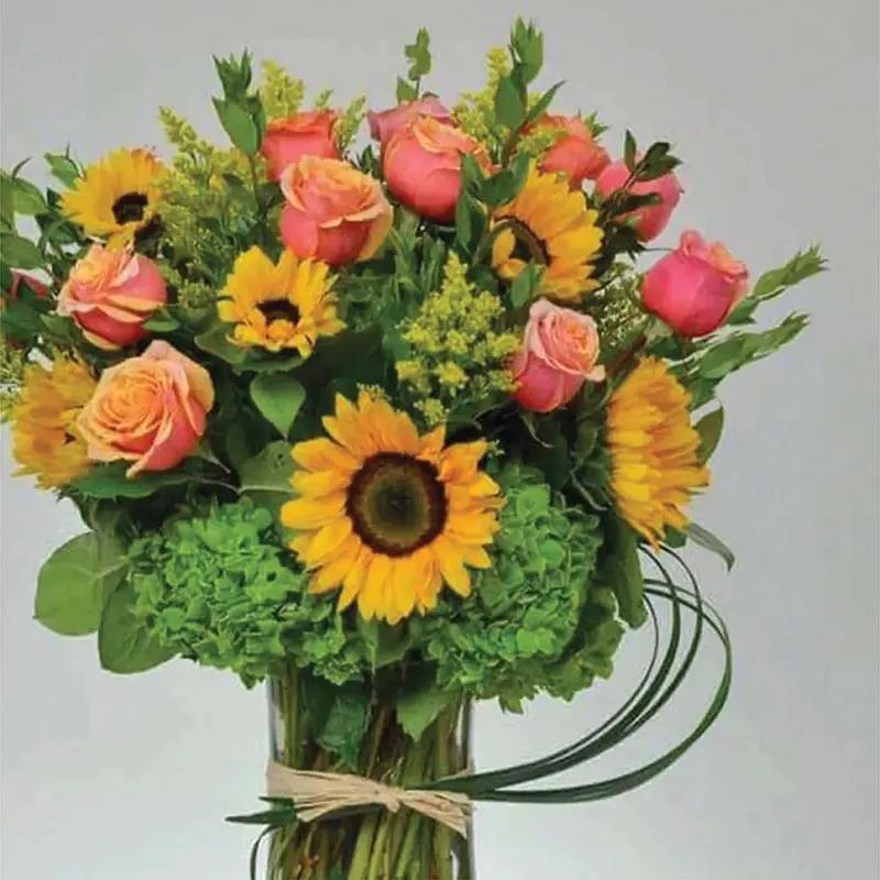 Sunset Vase Arrangement