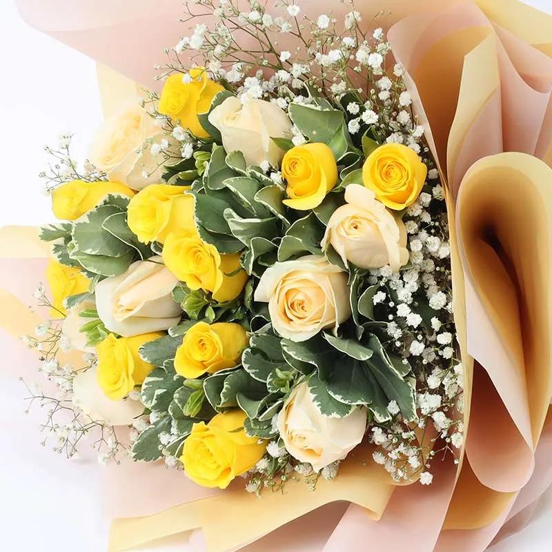 Sunshine 21 Roses Bouquet