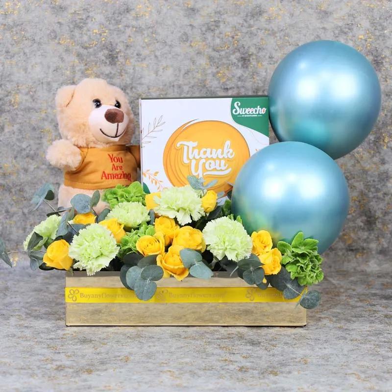 Thank You Flower Hamper