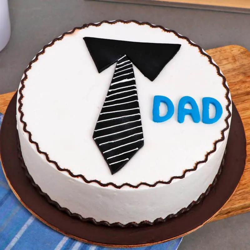 Tie Cake for Dad 8 Portion