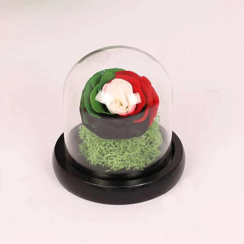 UAE Flag Color Forever Rose Medium