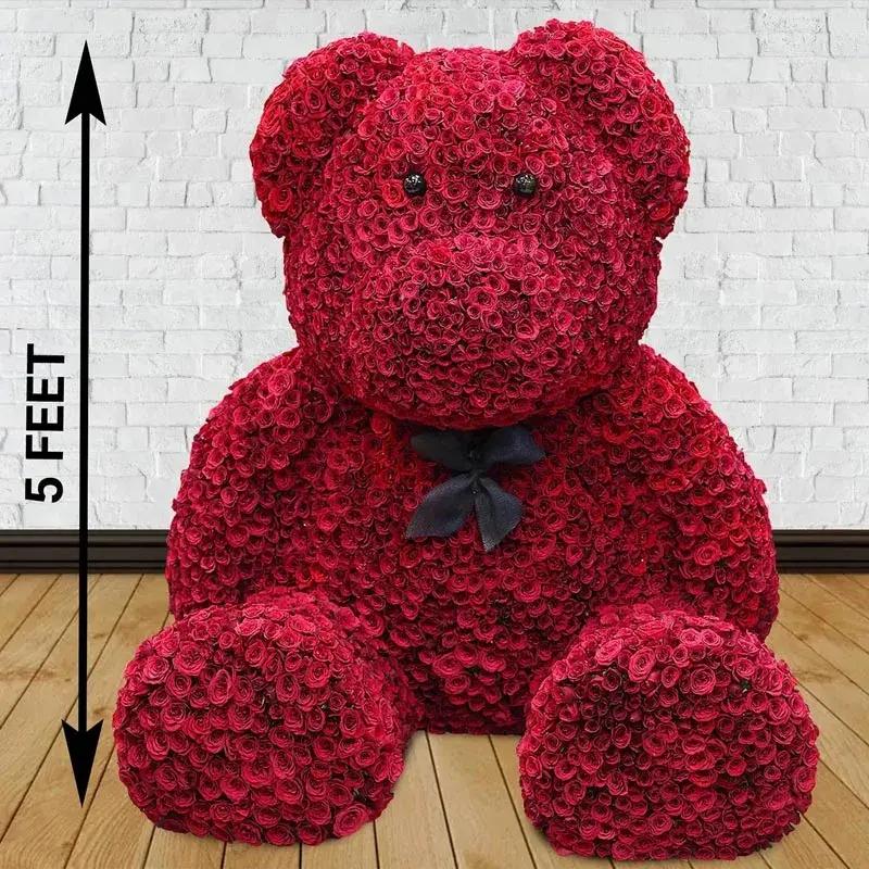 Valentine 2501 Red Roses Teddy Bear