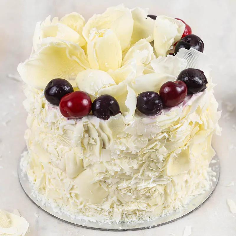 White Forest Cake 4 Portion