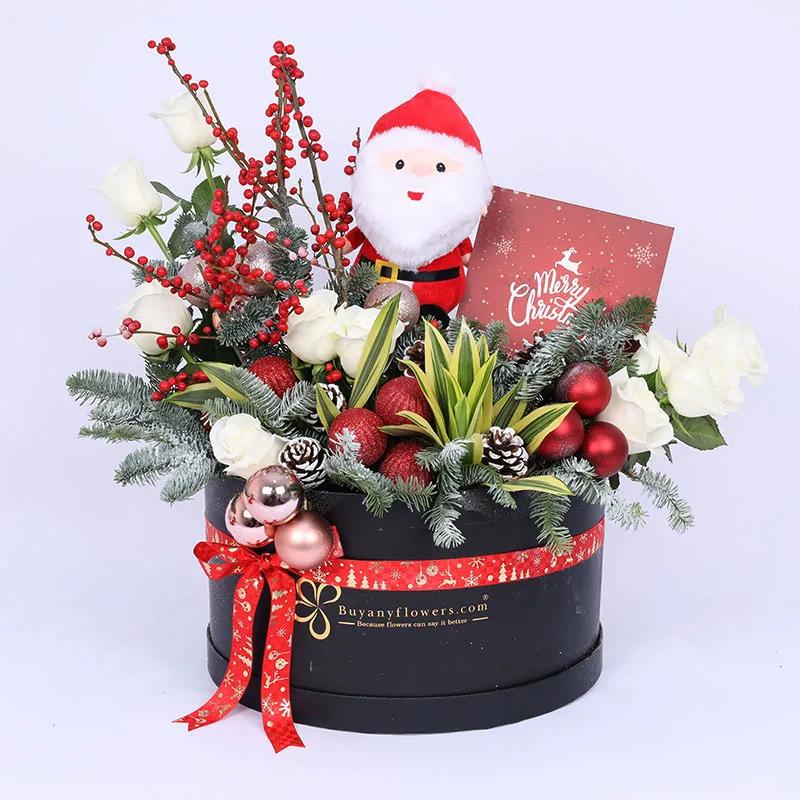 Winter Holidays Flower Hamper