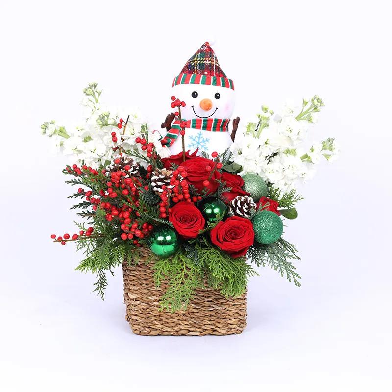 Winter Wishes Flower Basket
