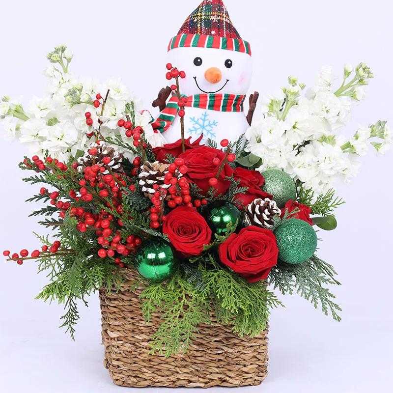 Winter Wishes Flower Basket