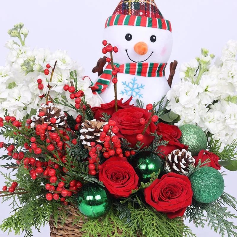 Winter Wishes Flower Basket