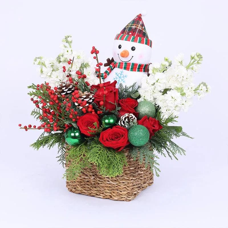 Winter Wishes Flower Basket