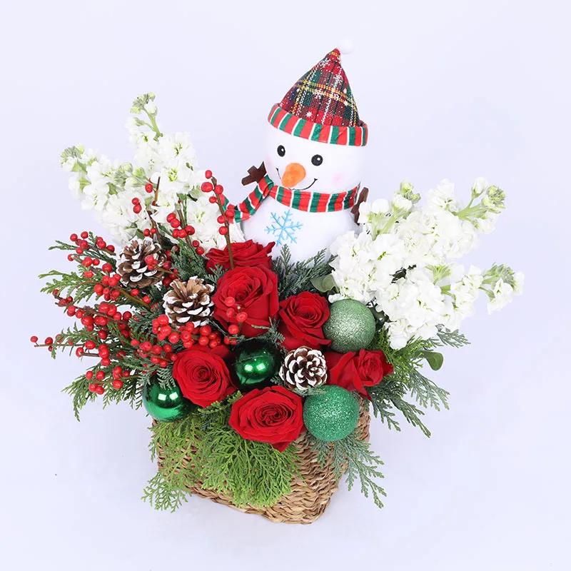 Winter Wishes Flower Basket