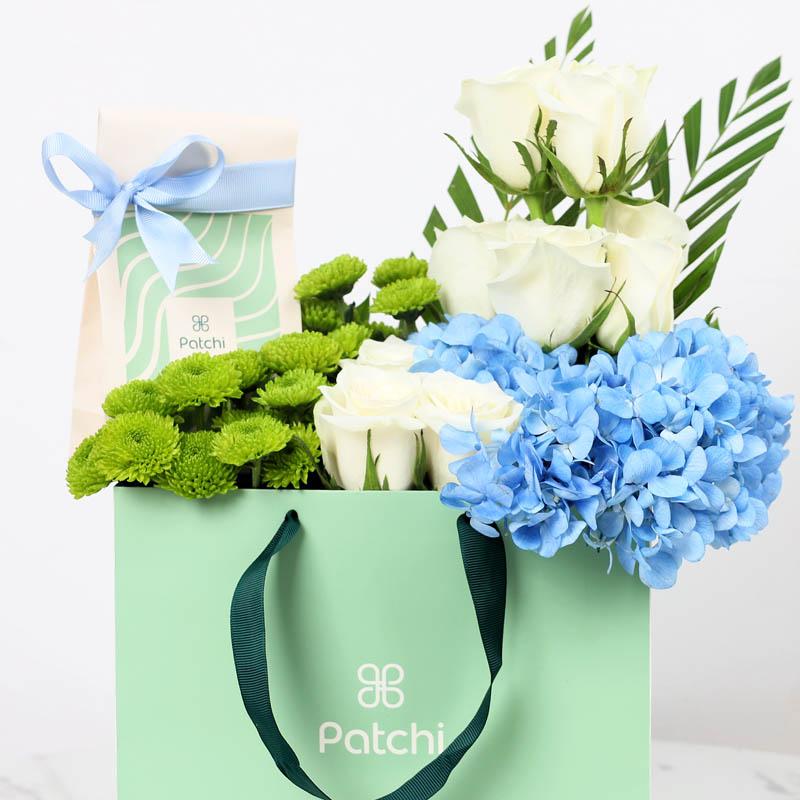 Winter Floral Patchi Arrangement
