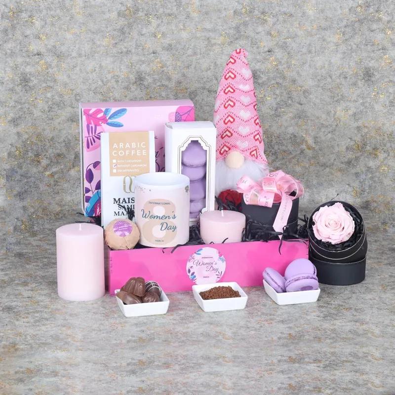 Womens Day Gift Tray Pink