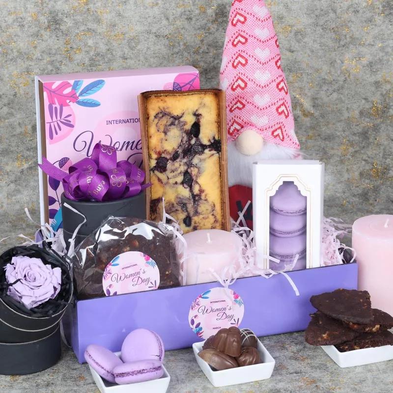 Womens Day Gift Tray Purple