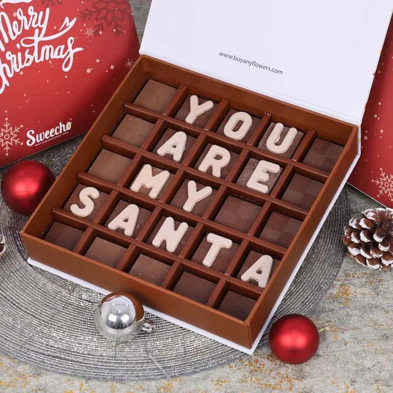 You Are My Santa Chocolate By Sweecho