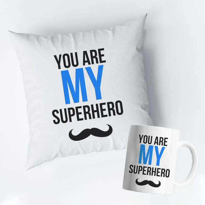 You Are My Superhero Cushion and Mug