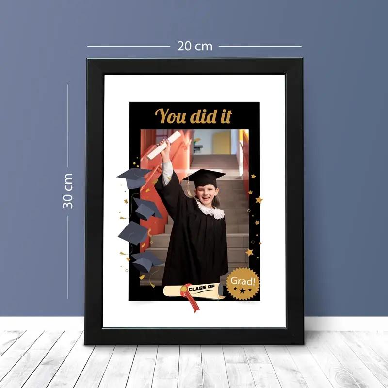 You Did It Customize Photo Frame