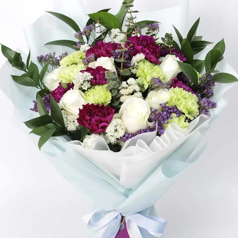 Youth 21 Roses and Carnations Bouquet