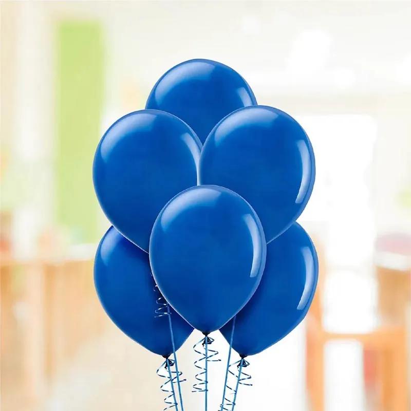 Blue Helium Balloons 10 Pcs