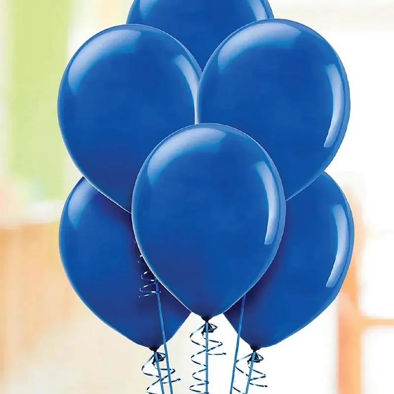 Blue Helium Balloons 10 Pcs