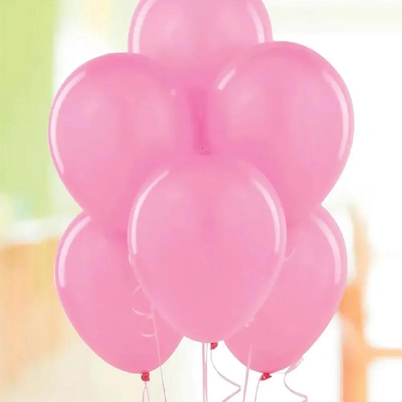 Pink Helium Balloons 10 Pcs