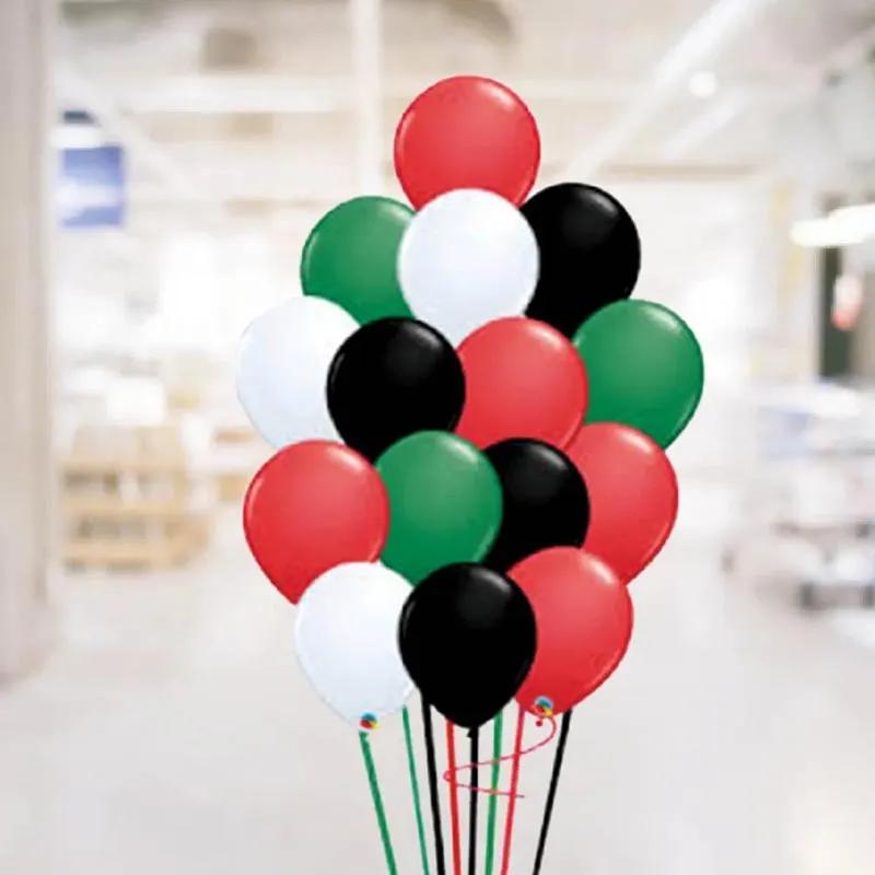 UAE Flag Colour Helium Balloons 20 Pcs