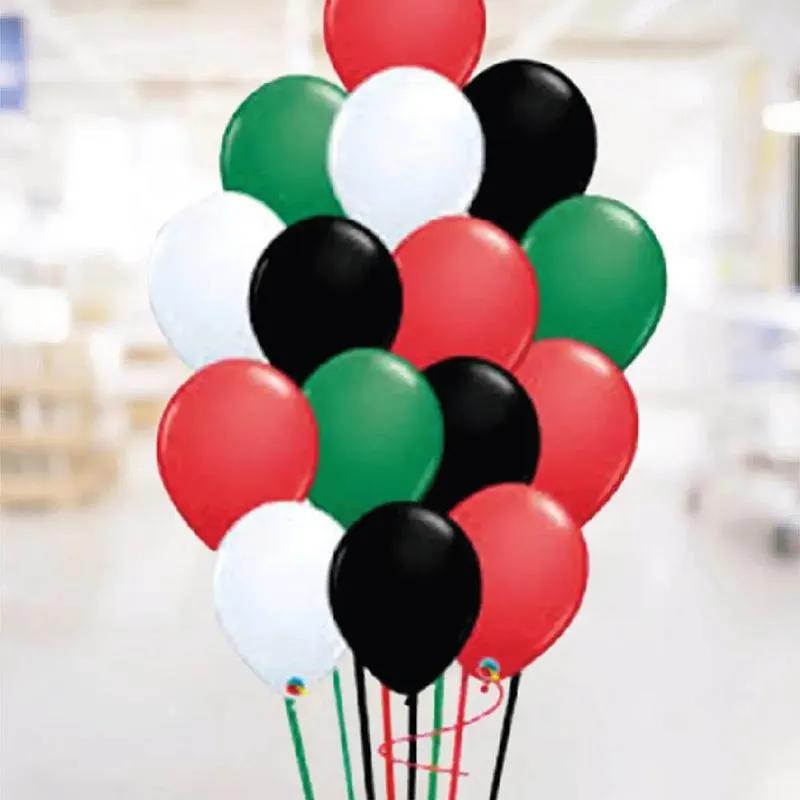 UAE Flag Colour Helium Balloons 20 Pcs