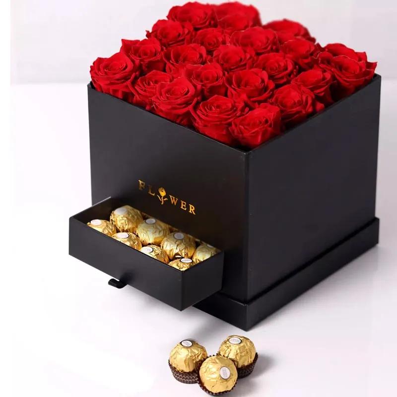 25 Red Roses Love Box