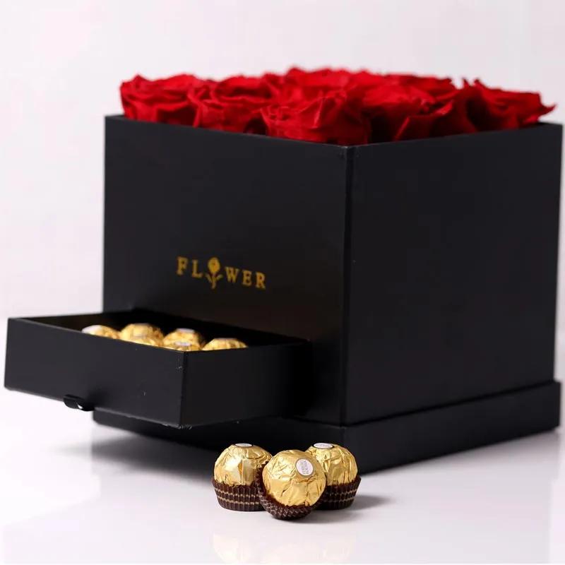 25 Red Roses Love Box