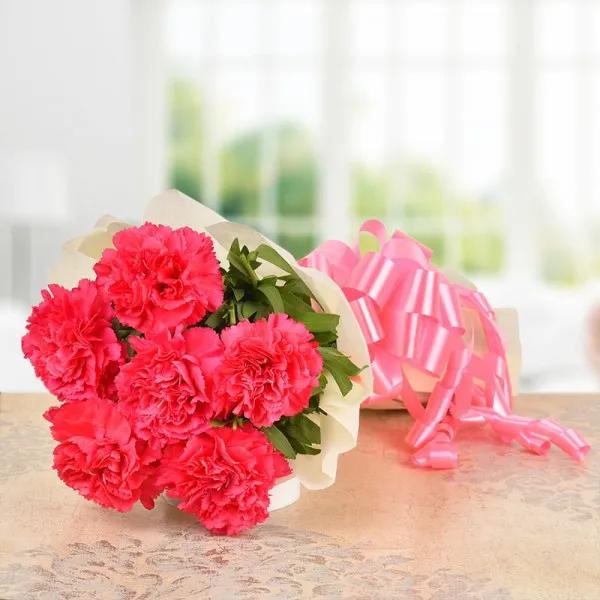 Blush Pink Carnations Bouquet