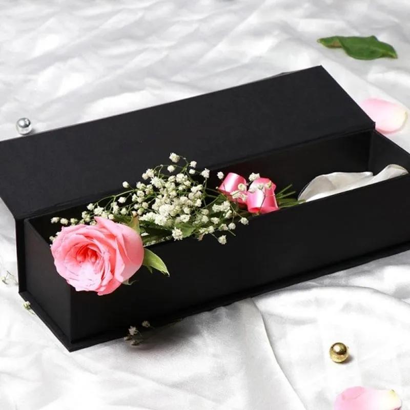 Box of Love Single Pink Rose