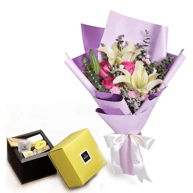 Eye Candy Bouquet and Patchi Chocolates