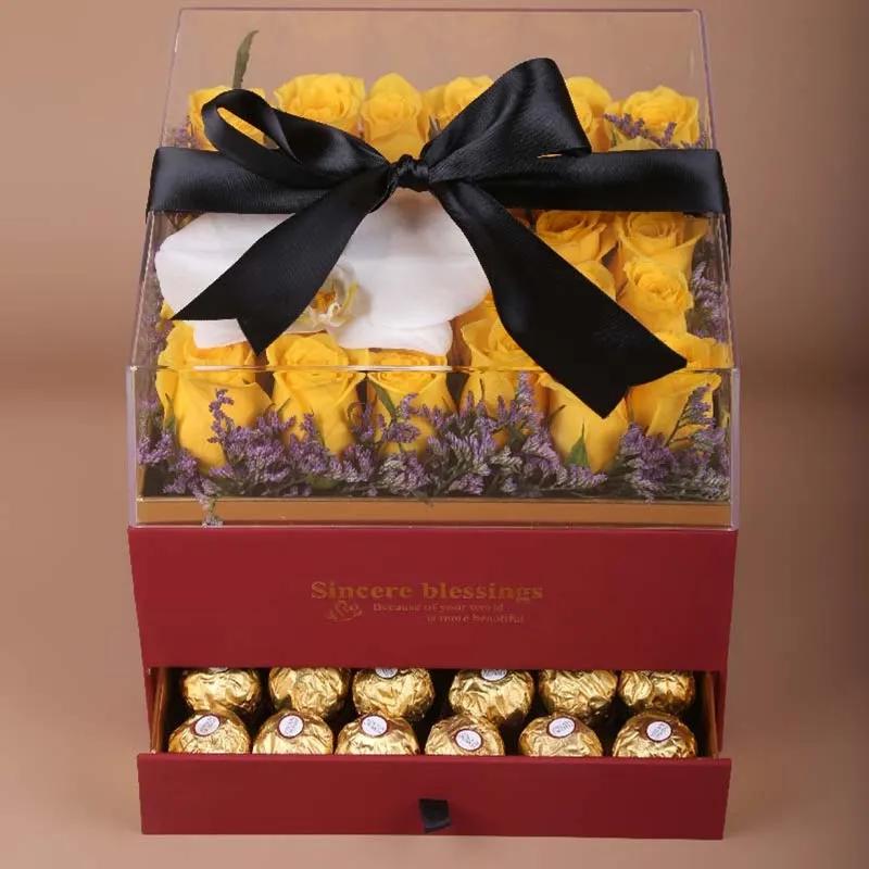 Happiness Galore Yellow Roses In Box
