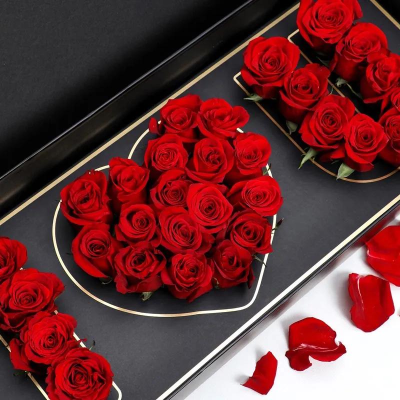 I Love You Red Roses Black Box