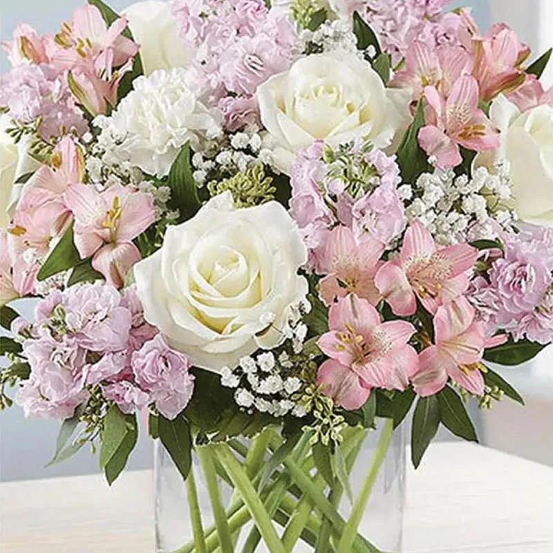 Pink and White Flower Arrangement