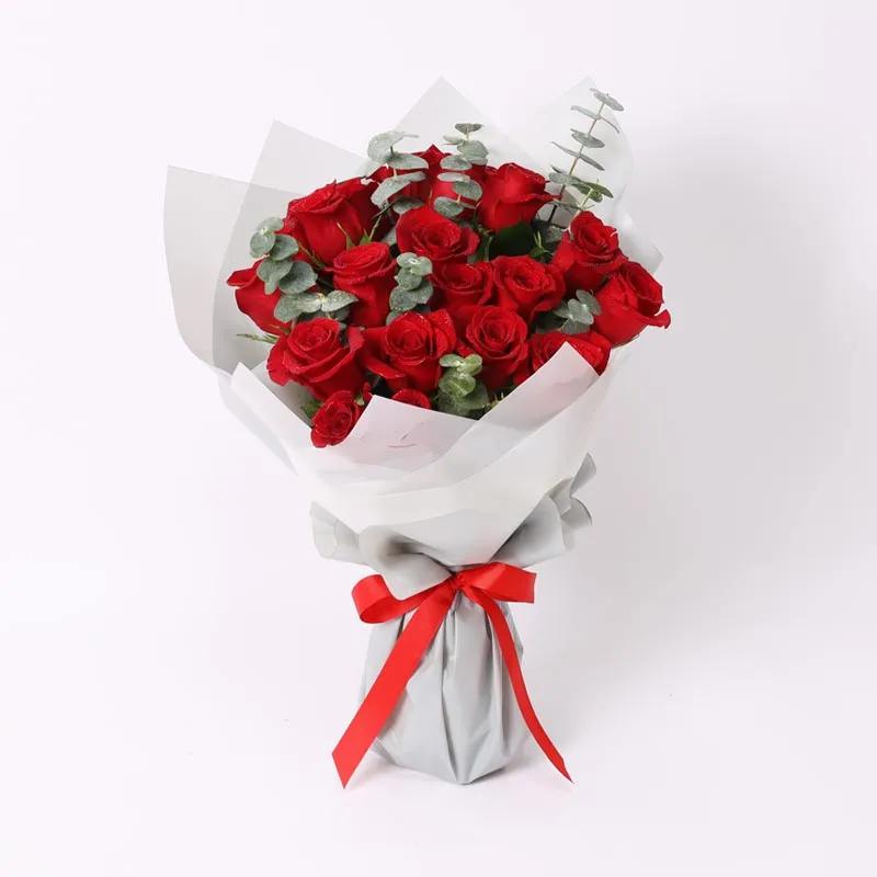 Red Beauty 21 Roses and Patchi Chocolates